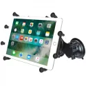 Double suction mount for Universal Tablet PC Cradle 9" to 10" adjustable X-Grip™ III for airplane pilots | BAYO