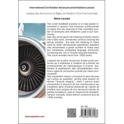 Lexicon of Acronyms and Abbreviations in International Civil Aviation for airplane pilots | BAYO