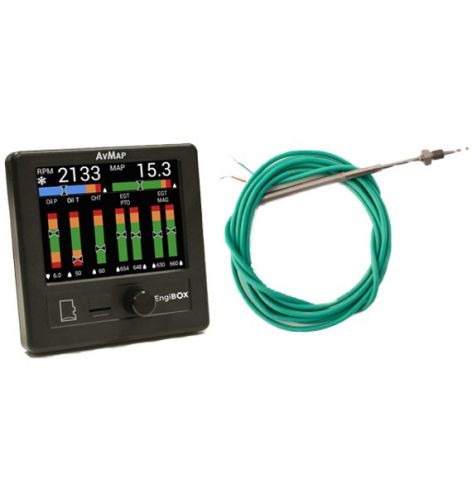 AvMap EngiBOX + 4x EGT probe KIT