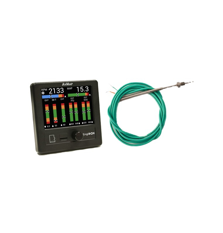 AvMap EngiBOX + 4x EGT probe KIT