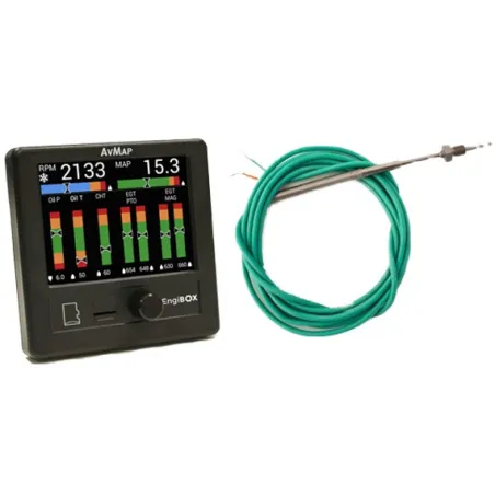 AvMap EngiBOX + 4x EGT probe KIT