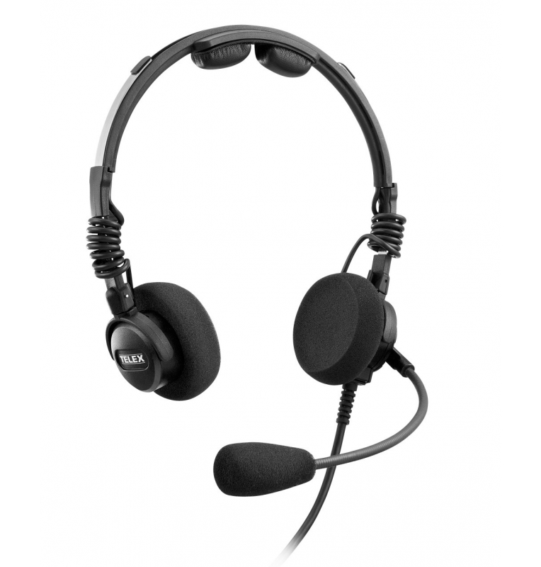 Casque Telex Airman 7 passif ultra-léger double jacks aviation Casque Telex Airman 7 passif ultra-léger double jacks aviation