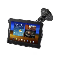Suction Cup Mount for Galaxy Tab 7" Tablet for airplane pilots | BAYO