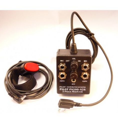 Pilot Communications Intercoms portatifs aviation compatible IC-A24 et IC-A6