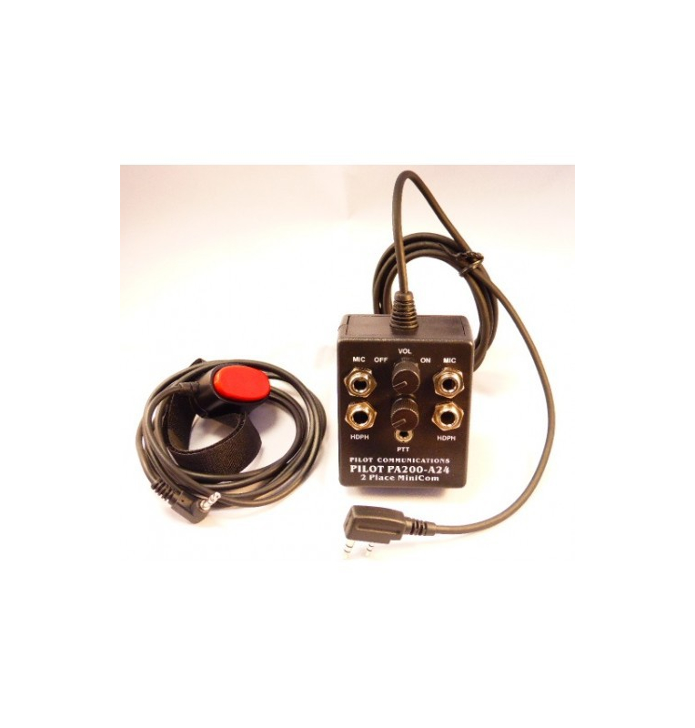 Adaptateur casque pour iCom IC-A3 et IC-A22 pour pilotes d'avion