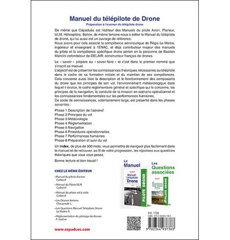 Manuel du télépilote de Drone 3e édition