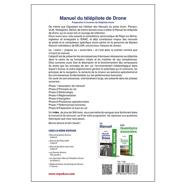 Manuel du télépilote de Drone 3e édition