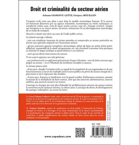 Droit et criminalité du secteur aérien