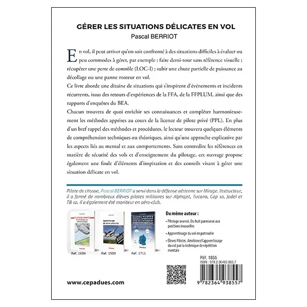 Gérer les situations délicates en vol  préface