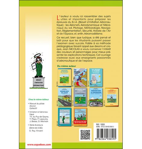 Mon premier brevet aéronautique - préparer le BIA 5e édition - derriere