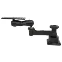 RAM-109H-2 - ARTICULATED ARM WITH BALL 3.8 CM - HORIZONTAL MOUNTING for airplane pilots | BAYO