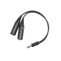 Adaptateur casque avion femelle vers hélico NATO US male Pilot Communications - 1