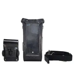 Leather case with swivel clip for ICOM radio for airplane pilots | BAYO