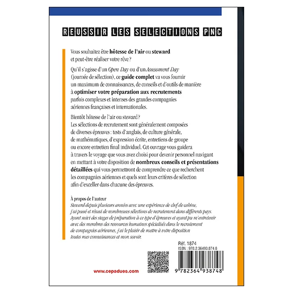 Réussir les sélections PNC - Préface