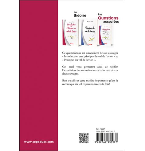 150 questions sur les principes du vol de l'avion Cépaduès Editions - 2