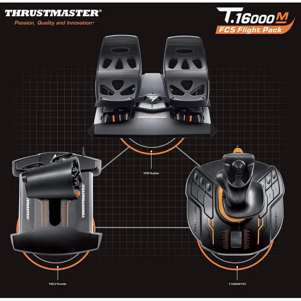 T.16000M FCS FLIGHT PACK - Thrustmaster for airplane pilots | BAYO