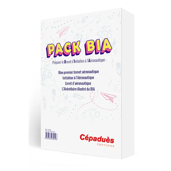 Pack BIA - Préparation du Brevet d'Initiation à l'Aéronautique - Coffret de 4 livres
