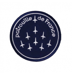 Patch gomme Patrouille de France pour pilotes d'avion