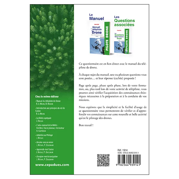 Drone Remote Pilot Manual Questions. 4th edition Drone QCM for airplane pilots | BAYO