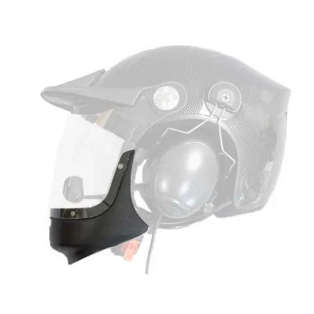 Mentonnière saute-vent pour écran FALCON pour pilotes d'avion | BAYO