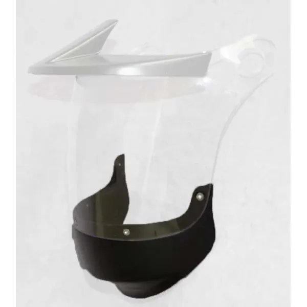 Chinstrap windbreak for FALCON screen for airplane pilots | BAYO