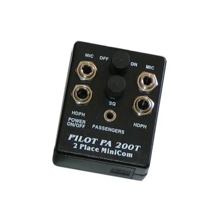 Pilot Communications Portable Aviation Intercom PA200T for airplane pilots | BAYO