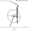 Girouette STNA (OACI) en inox