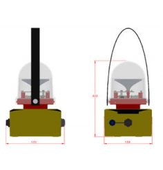 Balise Portable MINI LEDEO type A, Delta Box