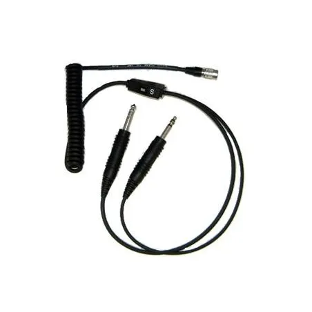 Dual Jack Cable for Active Headset Series for airplane pilots | BAYO