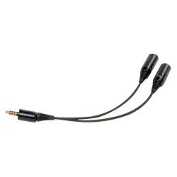 Dual Aviation Jacks to NATO UK Helicopter Adapter for airplane pilots | BAYO