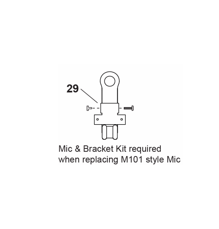 Mic & Bracket Kit w/DC-87