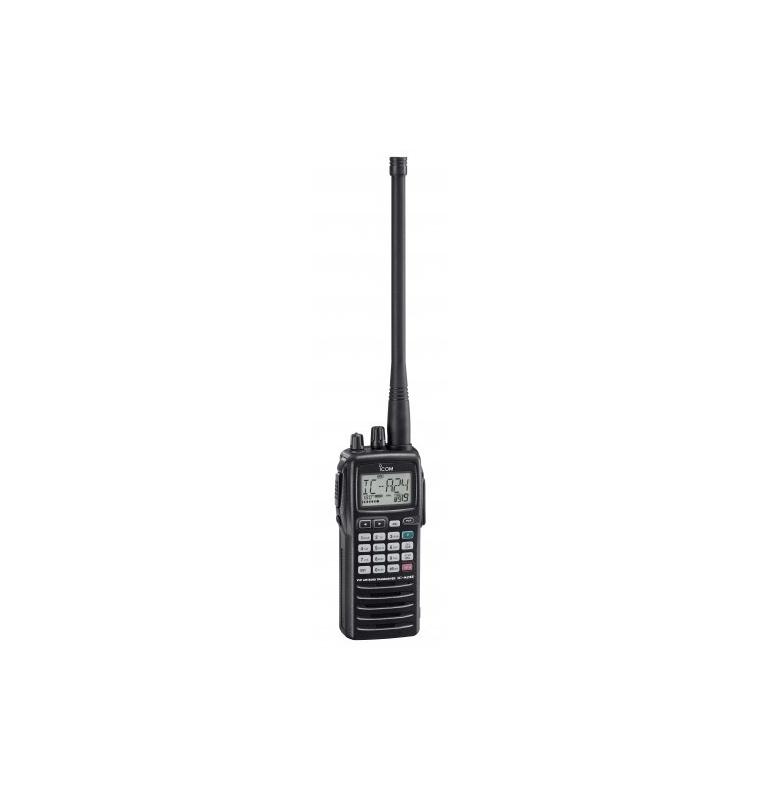 ICOM IC-A24FRII - VHF agréé DGAC pour une utilisation embarquée ICOM IC-A24FRII - VHF agréé DGAC pour une utilisation embarquée