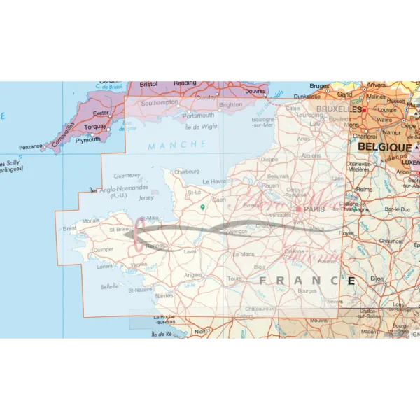 Laminated 2024 IGN ICAO VFR Regional Charts for airplane pilots | BAYO