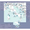 Carte VFR AIRMILLION Italie Bosnie Croatie Malte Monténégro et Slovénie 2025 Echelle de 1 1000000