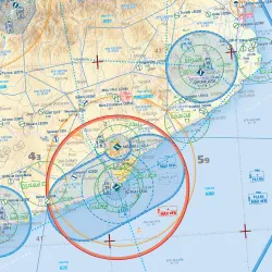 Iberia | VFR Chart AIRMILLION for airplane pilots | BAYO