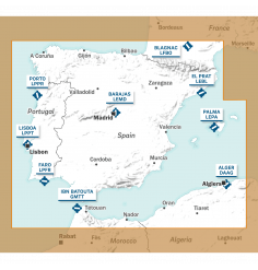Carte VFR AIRMILLION Iberia 2023
