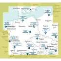 Carte VFR AIRMILLION Centrale Europe 2025 Echelle de 1 1000000