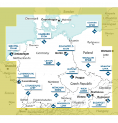 Carte VFR AIRMILLION Allemagne 2023