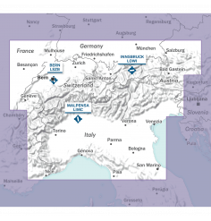 Carte VFR AIRMILLION Zoom 500 Alpes 2023