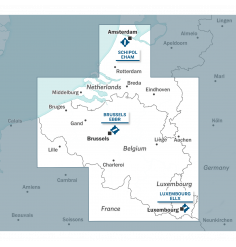 Carte VFR AIRMILLION Zoom+ 250 Belgium 2023