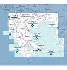 Carte 2024 VFR AIRMILLION ZOOM Grèce Nord