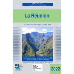VFR Chart SIA La Réunion 1:100000 for airplane pilots | BAYO