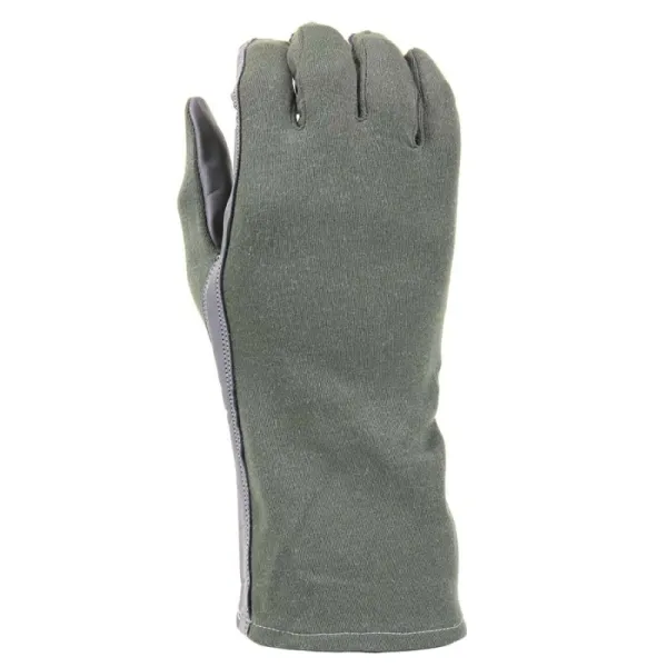 Green Nomex gloves for pilot for airplane pilots | BAYO