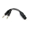 Adaptateur casque monoprise Airbus vers avion femelle