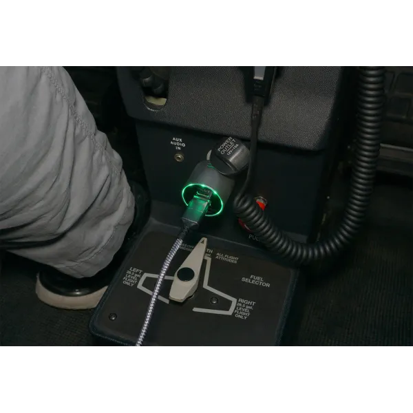 Cigarette lighter charger and CO detector for airplane pilots | BAYO