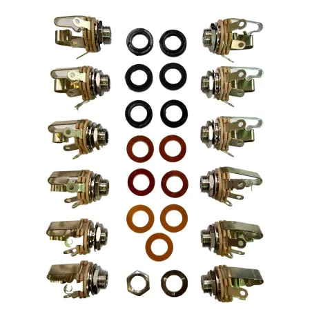 6-Seat Aircraft Jack Pack - Microphone + Stereo Headset for airplane pilots | BAYO