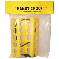 Yellow Travel Wheel Chocks for airplane pilots | BAYO