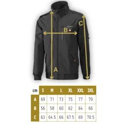 Design 4 Pilots Black Windbreaker for airplane pilots | BAYO