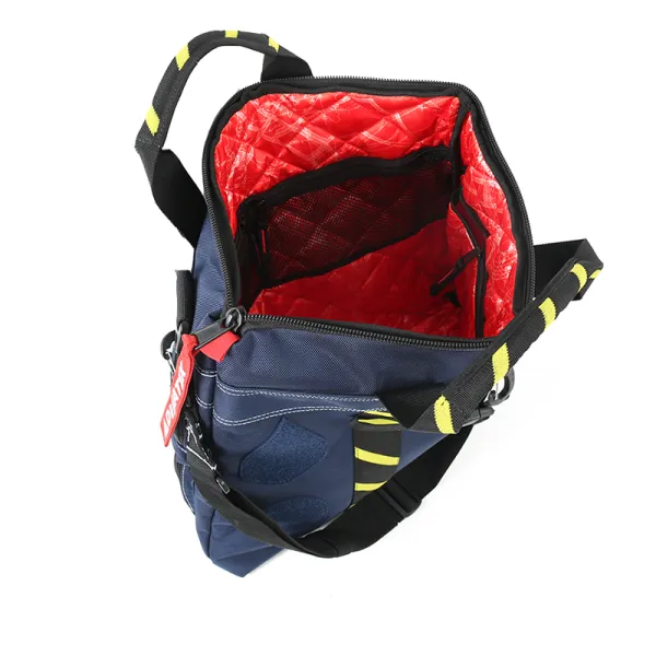 Helmet bag FURTIF NG Blue/Yellow for airplane pilots | BAYO