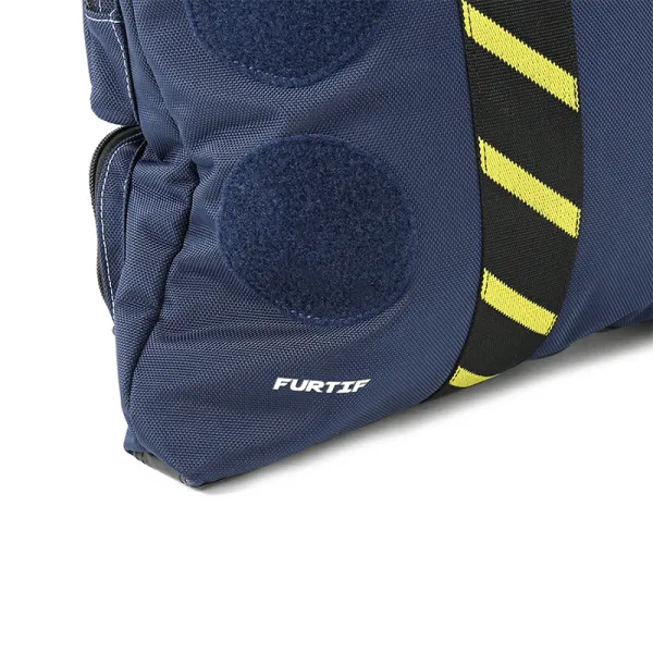 Helmet bag FURTIF NG Blue/Yellow for airplane pilots | BAYO